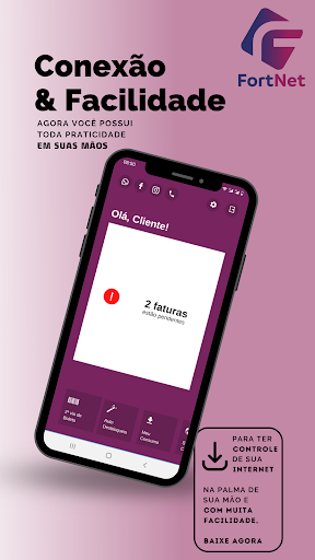 Android application Minha Fortnet screenshort