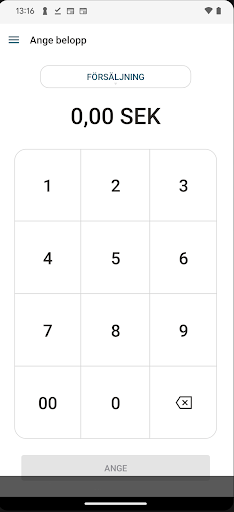 Android application Paytrim mTouch screenshort