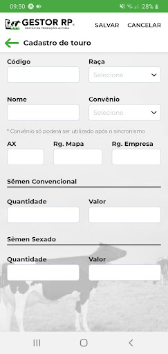 GestorRP Inseminadores Screen 2