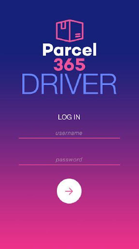 Android application Parcel365 Driver screenshort