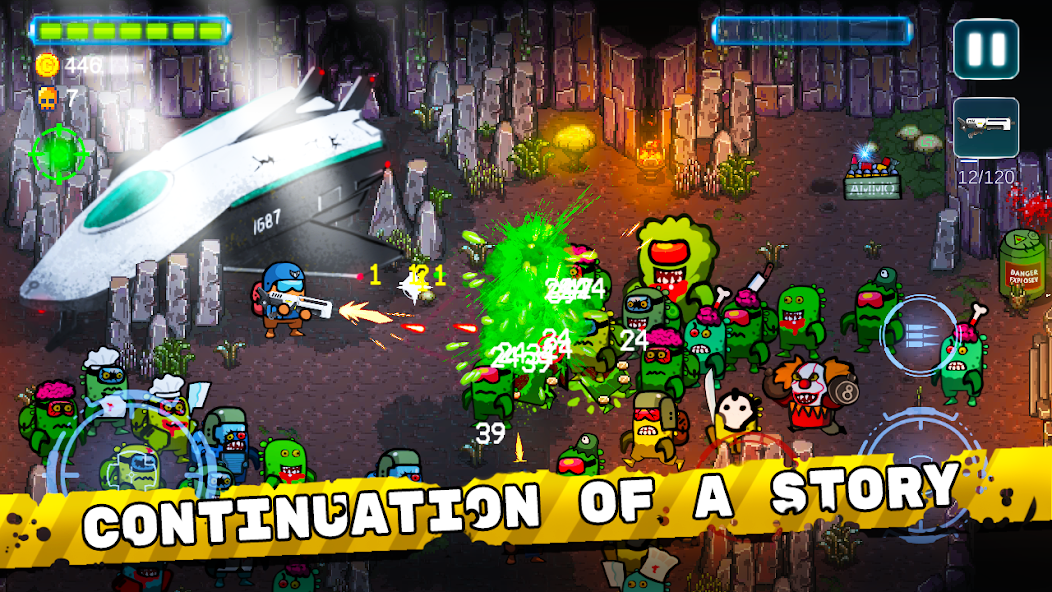 Space Zombie Shooter: Survival 0.30 APK + Mod (Unlimited money) para Android