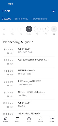 Norton Sports Performance Screen 2