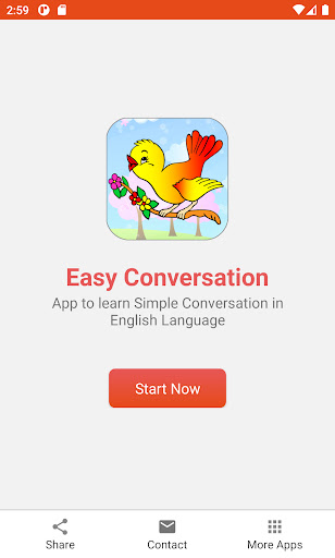Android application Easy Conversation screenshort