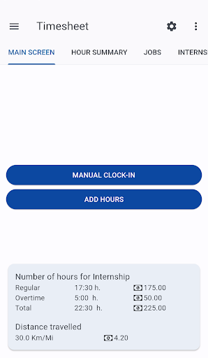 Timesheet screenshot 0