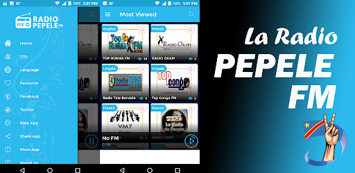 Android application Radio Pepele FM screenshort
