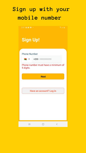 Android application TalentChat screenshort