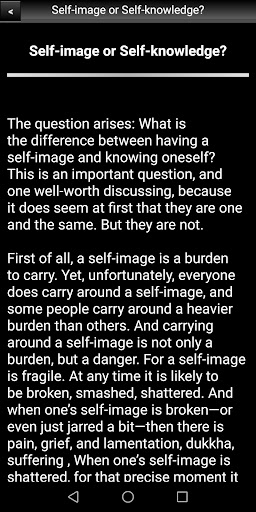 Self-image or Self-knowledge? Screen 3