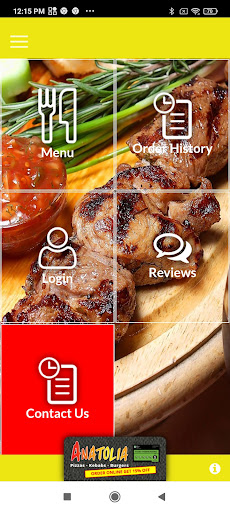 Android application Anatolia Grill Barnstaple screenshort