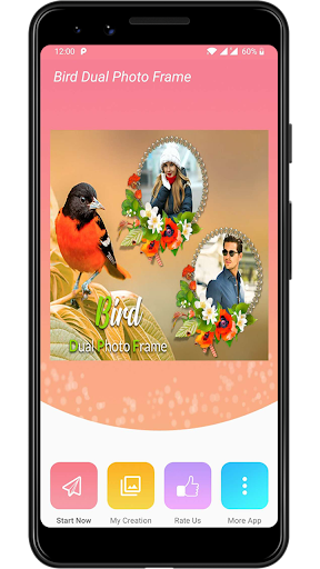 Android application Bird Dual Photo Frame screenshort