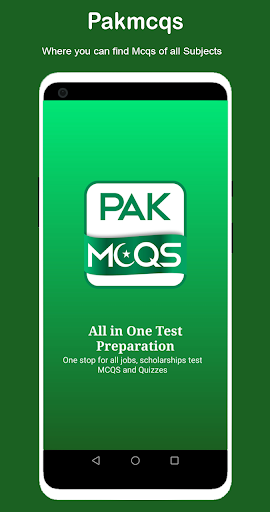 Android application PakMcqs Quiz screenshort