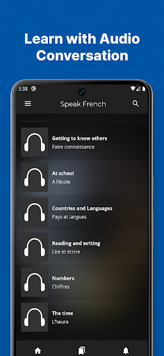 Android application Vite - Speak French Fluently screenshort