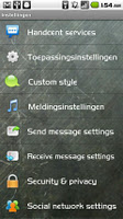 screenshot of Handcent Dutch Language Pack