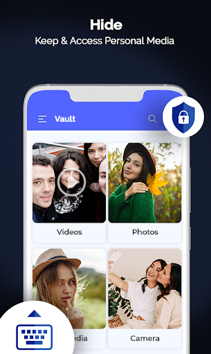 Keyboard Vault: Hide Photos Screen 2