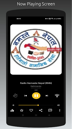 Radio NP: Nepal Stations Screen 2