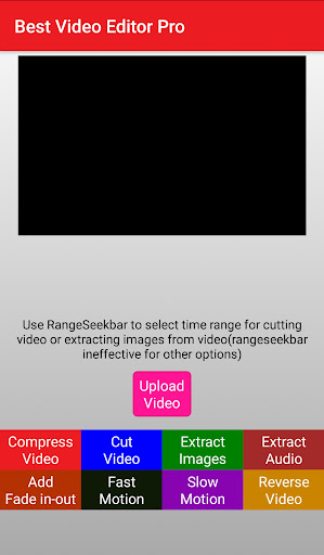 Android application Action Video Editor Tool Pro screenshort