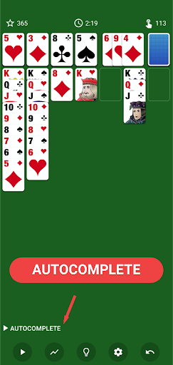 Solitaire - Single player card Screen 3