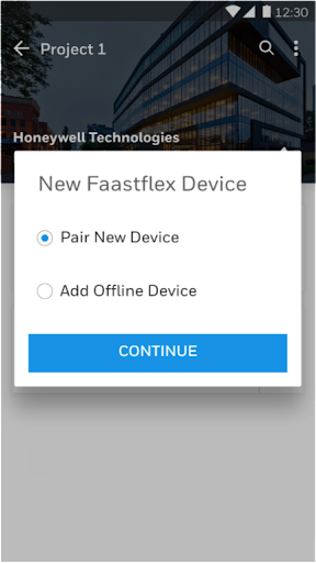 Honeywell SmartConfig Screen 2