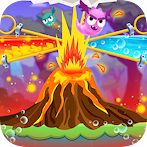 Angry volcano