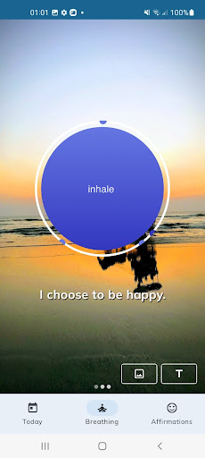 My Wellbeing: Vision board App Screen 2