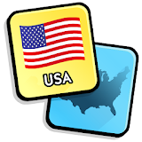 US States Quiz - Maps, Flags, Capitals & More icon