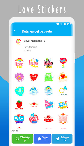Love Stickers for Telegram Screen 2
