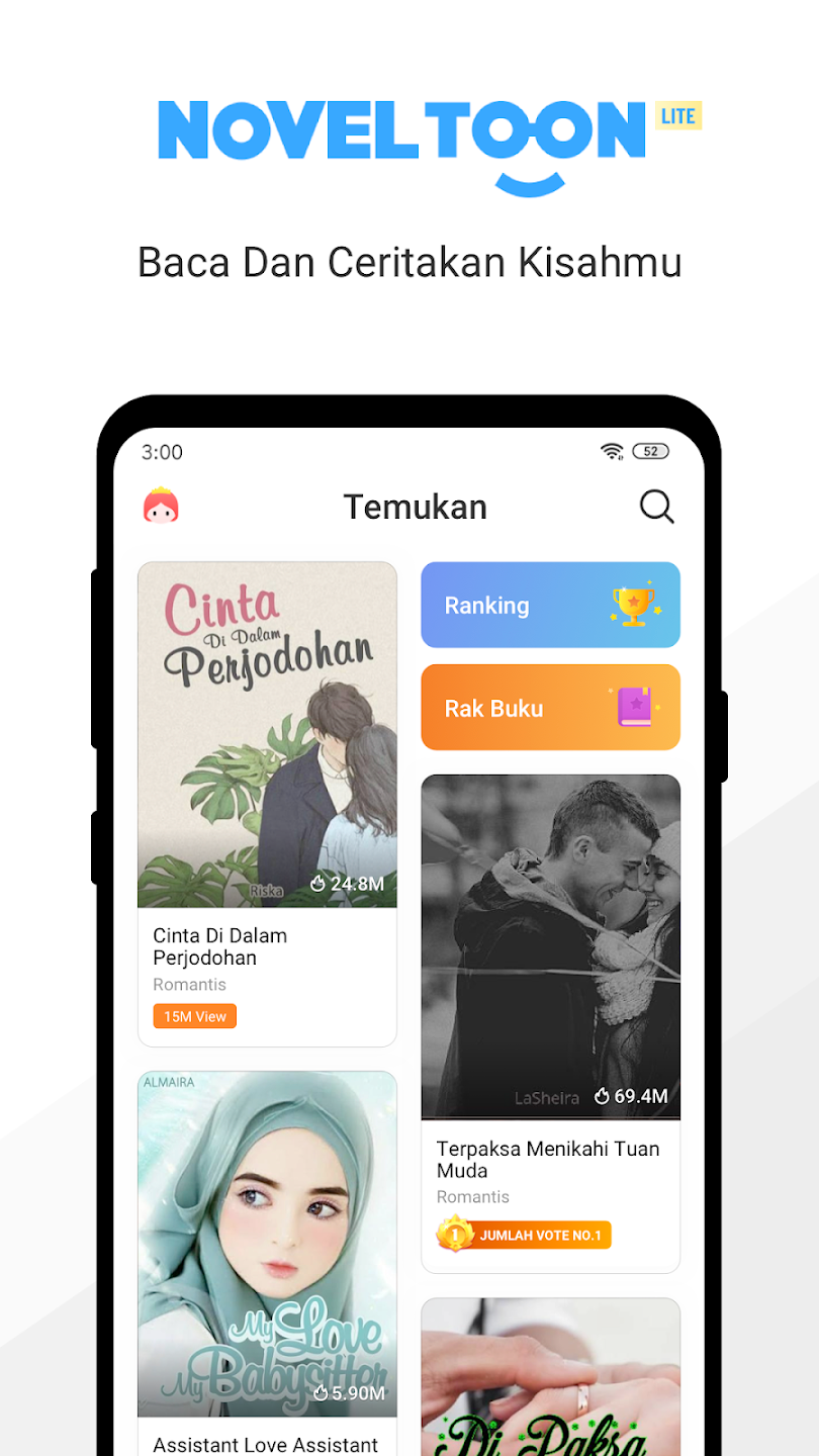 aplikasi novel terbaik