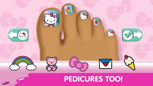 Jogo de Meninas - Salão de Beleza Hello Kitty - Hello Kitty Nail Salon  Gameplay 