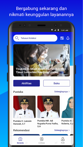e-Library Oku Timur Screen 2