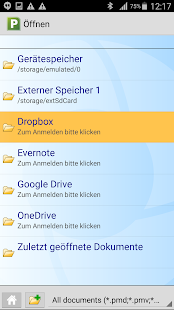 Office: PlanMaker Mobile Screenshot