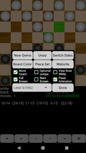 Checkers for Android  screenshots 3
