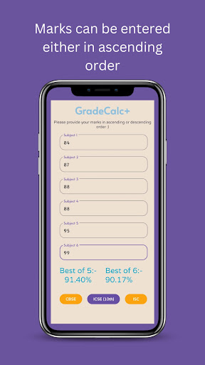 GradeCalc+ Screen 3