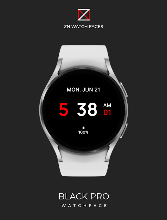 Black Pro Watch Face - New - (Android)