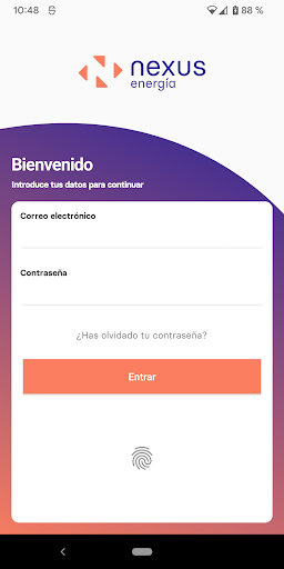 Android application Nexus Energía screenshort