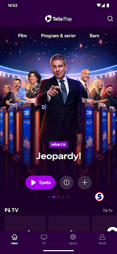 Android application Telia Play screenshort