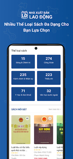 NXB Lao Động Screen 3