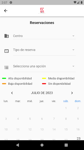 Servicios empresariales ZEG Screen 3