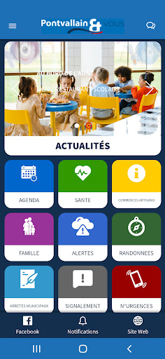 Android application Pontvallain & Vous screenshort
