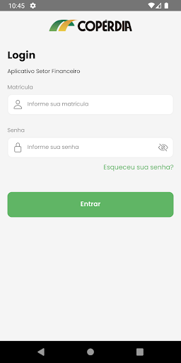 Copérdia Setor Financeiro Screen 3