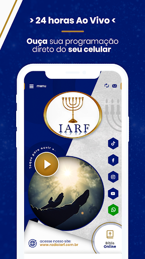 Android application Rádio IARF screenshort