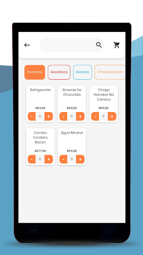 Android application Vixen POS screenshort