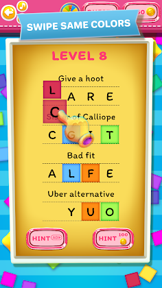 Color Word Jumble Time! - Screenshot 1