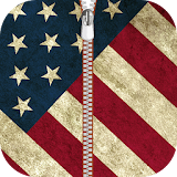 American Zipper Lock Screen icon