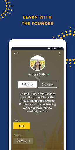Android application Power of Positivity screenshort