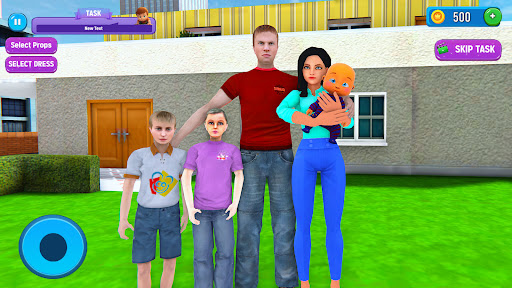 Mother Life Sim Family Games ekran görüntüsü