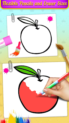 Fruits Coloring Book & Drawingのおすすめ画像4