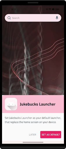 Jukebucks Launcher Screen 2