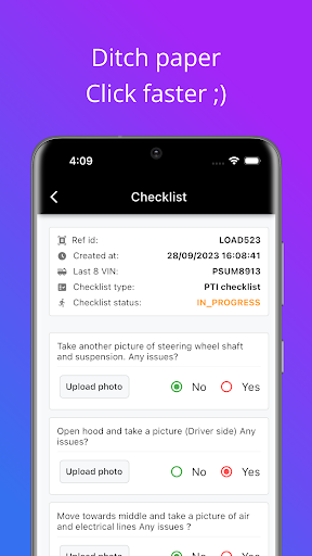RaiseDash (PTI & DVIR) Screen 3
