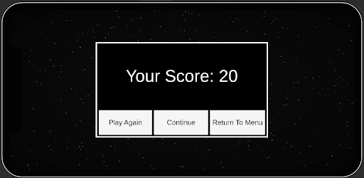 Avoid The Asteroid Screen 2