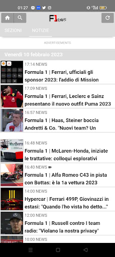 F1-News.eu - Notizie Formula 1 Screen 2