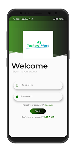 Android application Tarkari Mart screenshort